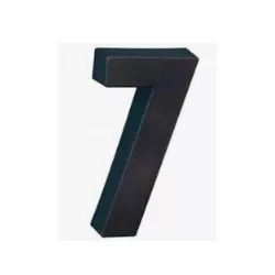 NUMERO RESIDENCIAL PRETO 7 - FEDERZONI CASA & CONSTRUÇÃO