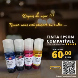 JOGO DE TINTA EPSON T544 CORANTE PROTOINK 70 ML RE... - PARÁ SUPRIMENTOS