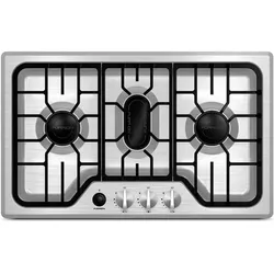 Fogão 3 bocas com acendimento 12V cor cinza para t... - TOP RV Componentes e Soluções