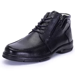 Bota Coturno Masculina Ferrile Couro Anatômica Pre... - Ferrile
