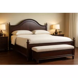 Conjunto Dormitório Noronha - Madeira Maciça - (Co... - Flavio Comercio de Moveis de Gramado Ltda