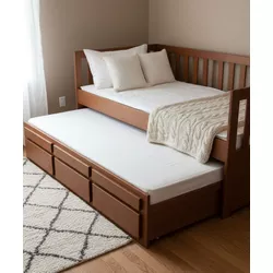 Bicama Com Gavetas Metrópolis - Madeira Maciça - M... - Flavio Comercio de Moveis de Gramado Ltda