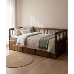 Bicama Com Gavetas Antares - Madeira Maciça - Móve... - Flavio Comercio de Moveis de Gramado Ltda