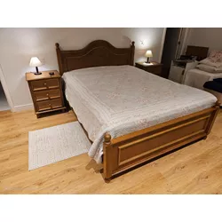 Conjunto Dormitório Vitória - Madeira Maciça - (Co... - Flavio Comercio de Moveis de Gramado Ltda