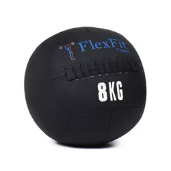 Wall Ball 8kg Medicine Ball 100% Couro Crossfit Funcional Flexfit Franca - FlexFit Franca