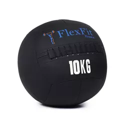Wall Ball 10kg Medicine Ball 100% Couro Crossfit Funcional Flexfit Franca - FlexFit Franca