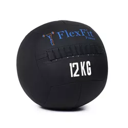 Wall Ball 12kg Medicine Ball 100% Couro Crossfit Funcional Flexfit Franca - FlexFit Franca