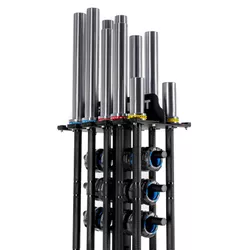 Suporte para 10 barras Olimpicas Vertical Cavalete - FlexFit Franca
