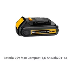 BATERIA 20V MAX LI-ION COMPACT 1.5AH - FLUZÃO CONSTRUÇÃO