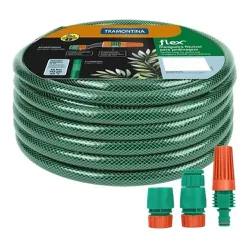 Mangueira De Jardim Flex Especial Com Engate - FLUZÃO CONSTRUÇÃO