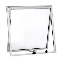 JANELA MAXIM-AR DE ALUMÍNIO VIDRO LISO 60X60CM LÍD... - FLUZÃO CONSTRUÇÃO