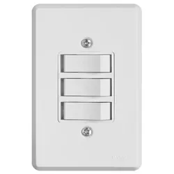 INTERRUPTOR TRIPLO SIMPLES 6A/250V 4X2 PRATIKA ILU... - FLUZÃO CONSTRUÇÃO