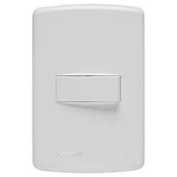 INTERRUPTOR HORIZONTAL SIMPLES 10A/250V 4X2 DUALE ... - FLUZÃO CONSTRUÇÃO