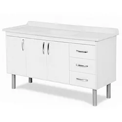 Gabinete De Cozinha Sem Tampo Toquio 144,2 Cm Aj R... - FLUZÃO CONSTRUÇÃO