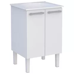 GABINETE COM TANQUE MAX 60 BRANCO MONTADO - FLUZÃO CONSTRUÇÃO