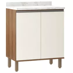 BALCÃO DE COZINHA DIANA 70 COM TAMPO 25MM - FLUZÃO CONSTRUÇÃO