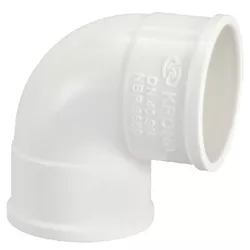 JOELHO DE ESGOTO 90° SERIE NORMAL KRONA - FLUZÃO CONSTRUÇÃO