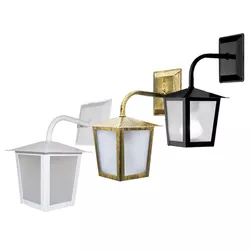 Arandela Colonial Quadrada Pequena E-27/l-2-b IDEA... - FLUZÃO CONSTRUÇÃO