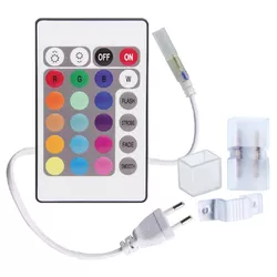 CONTROLE REMOTO COM PLUG PARA FITA RGB 5050 - FLUZÃO CONSTRUÇÃO