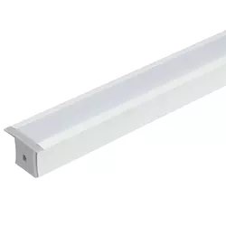 PERFIL DE EMBUTIR 36MM BRANCO IP20 - FLUZÃO CONSTRUÇÃO