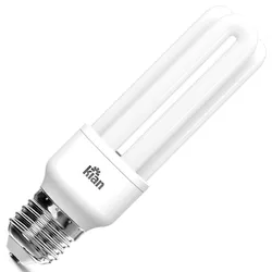 LÂMPADA ELETRONICA RETA BAIXO FATOR 3U T3 15W E27 - FLUZÃO CONSTRUÇÃO