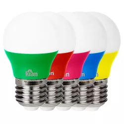 LAMPADA LED BOLINHA 3W E27 KIAN - FLUZÃO CONSTRUÇÃO