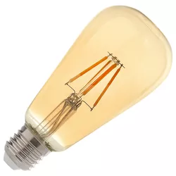 LAMPADA LED ANTIQUE NOUVEAU ST64 4W E27 BIVOLT KIA - FLUZÃO CONSTRUÇÃO