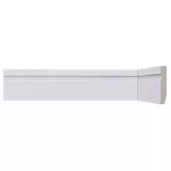 RODAPÉ BRANCO LEV52 50X8MM 240CM - FLUZÃO CONSTRUÇÃO