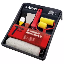KIT DE PINTURA 7 PEÇAS ATLAS - FLUZÃO CONSTRUÇÃO