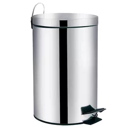 Lixeira Inox Com Pedal Agata Mor - FLUZÃO CONSTRUÇÃO