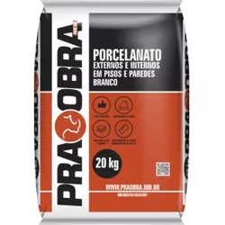 ARGAMASSA PORCELANATO INTERNO E EXTERNO BRANCO 20K... - FLUZÃO CONSTRUÇÃO