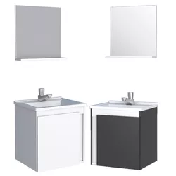 Kit Gabinete De Madeira Onix - FLUZÃO CONSTRUÇÃO