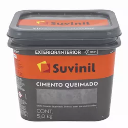 Cimento Queimado 5kg Suvinil - FLUZÃO CONSTRUÇÃO