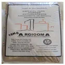 ARGIGOMA 18KG ARGILA PARA EMBOLSO - FLUZÃO CONSTRUÇÃO