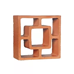 TIJOLO 19X19 VAZADO RETO QUADRADO - FLUZÃO CONSTRUÇÃO
