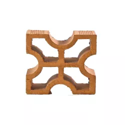 TIJOLO 19X19 VAZADO RETO CRUZ - FLUZÃO CONSTRUÇÃO
