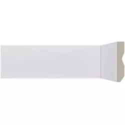  RODAPÉ LEV71 BRANCO 70X13MM 2,40M - FLUZÃO CONSTRUÇÃO