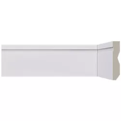 RODAPÉ LEV72 BRANCO 70X13MM 2.40M - FLUZÃO CONSTRUÇÃO