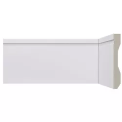 RODAPÉ LEV102 BRANCO 100X13MM 2.40M - FLUZÃO CONSTRUÇÃO