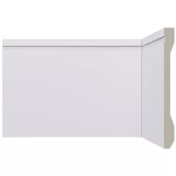 RODAPÉ LEV152 BRANCO 150X13MM 2.40M - FLUZÃO CONSTRUÇÃO