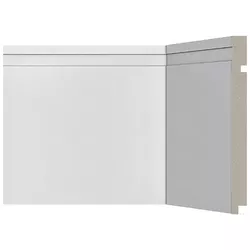 RODAPÉ 505 BRANCO 200X16 2.40M - FLUZÃO CONSTRUÇÃO