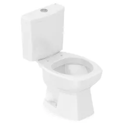 KIT VASO ACOPLADO THEMA ECOFLUSH 3/6 LITROS BRANCO - FLUZÃO CONSTRUÇÃO