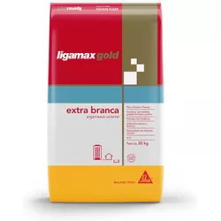ARGAMASSA AC2 LIGAMAX GOLD EXTRA BRANCA 20KG - FLUZÃO CONSTRUÇÃO