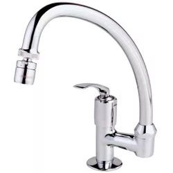 TORNEIRA PARA COZINHA DE MESA CROMADA PRATIKA 1167... - FLUZÃO CONSTRUÇÃO