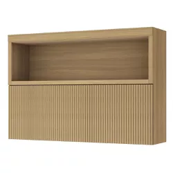 ARMÁRIO AÉREO MARQUESA COM NICHO E 1 PORTA BASCULA... - FLUZÃO CONSTRUÇÃO
