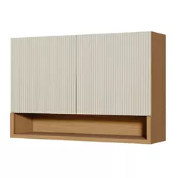 ARMÁRIO AÉREO 2 PORTAS NESHER SIMONE MENDES 120CM ... - FLUZÃO CONSTRUÇÃO