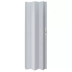 PORTA SANFONADA CINZA 210x80cm FORTLEV - FLUZÃO CONSTRUÇÃO