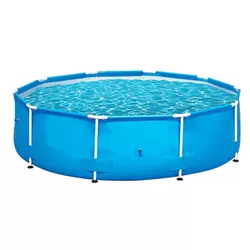 PISCINA ARMAÇÃO 5000L 3,05M X 76CM BEL FIX - FLUZÃO CONSTRUÇÃO