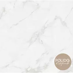 PISO 88X88 FORMIGRES CARRARA CINZA RT POLIDO EXTRA - FLUZÃO CONSTRUÇÃO