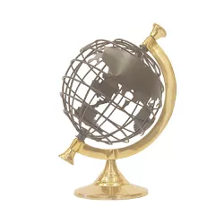 GLOBO UNIVERSAL PRETO/GOLD METAL - FLUZÃO CONSTRUÇÃO